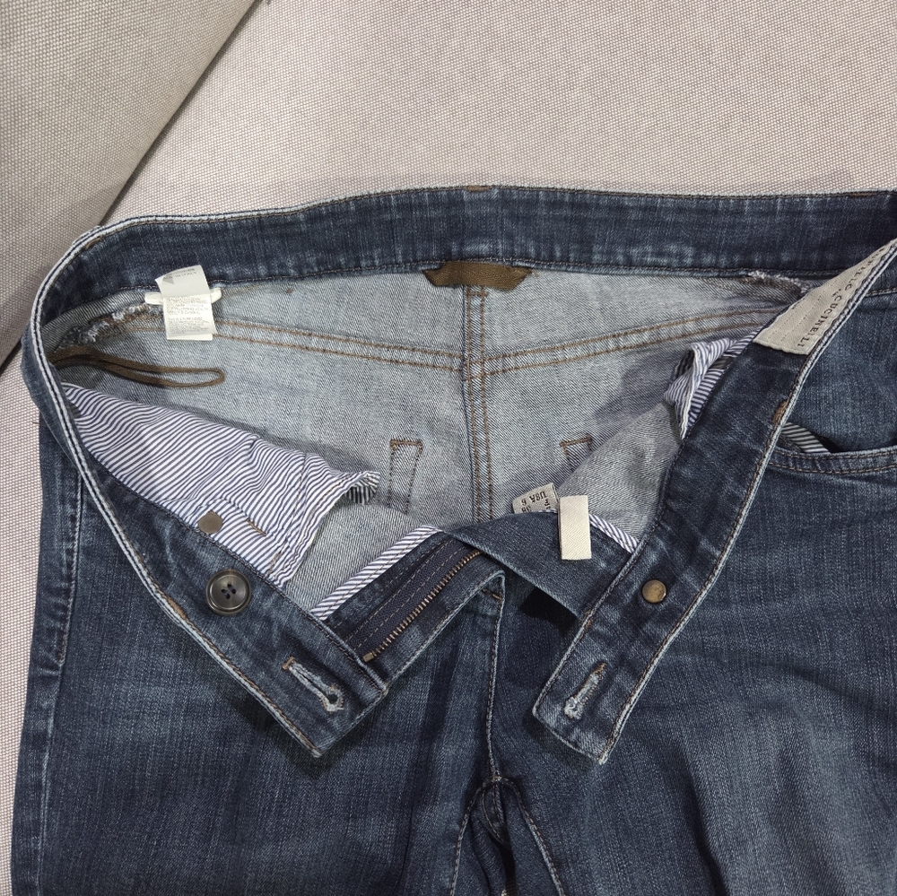 Brunello Cuccineli Skinny Blue Stretch Denim Comfortable Low/Mid Rise Sz6 - Picture 9 of 11